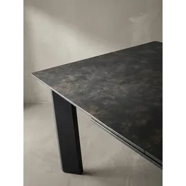 KADIMA DESIGN Esszimmertisch 180 x 95 x 77 cm schwarz