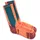 Buff Merino Lightweight Crew Socken 2 Orange 36-38