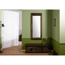 MASSIVMOEBEL24.DE Spiegel Mango 59 x 145 cm Braun
