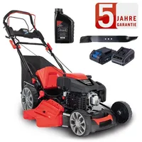 SCHEPPACH Benzin Rasenmäher MS225-56E 6PS 7IN1 Schnittbreite 56cm +Öl