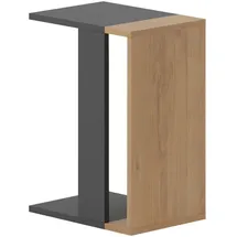 Livetastic Beistelltisch Zetti ca. 30x57x40 cm Eiche/Anthr.