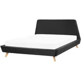 Beliani Vienne 180 x 200 cm Schwarz