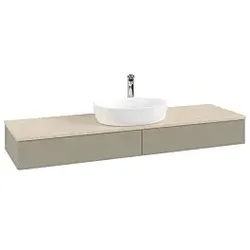 Villeroy & Boch Antao Waschtischunterschrank 1600x190x500mm L14053HK mit Beleuchtung FK/AP: HK/3