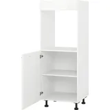 kochstation Backofenumbauschrank »"KS-Scafa", wahlweise Türschlag rechts oder links«, Breite/Höhe: 60/150 cm, mit einem Einlegeboden, weiß