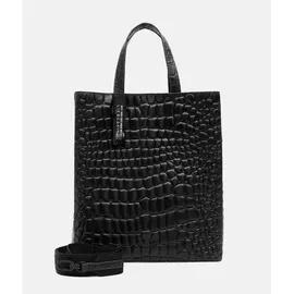 Liebeskind Berlin Kroko Paper Bag Tote M schwarz