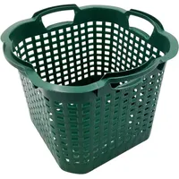 Buri - Wäschekorb Set Universalkorb vers Farben Stapelkörbe Gartenkörbe Korb robust - 1 Stück, dunkelgrün