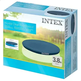 Intex Poolabdeckung blau Ø 396 cm