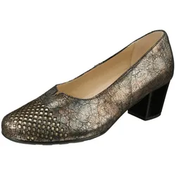 Pumps LEI BY TESSAMINO "Tina", Damen, Gr. 37, schwarz, Leder, elegant, Schuhe, mit attraktiven Lochungen