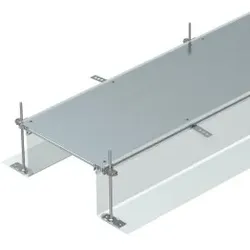 OBO 7424020 Kanaleinheit estrichbündig blind 2400x200x240 Stahl bandverzinkt OKA-G20040240 - 2 Meter