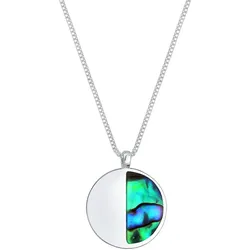 Elli Panzerkette Abalone Muschel 925 Silber vergoldet Ketten   Damen 