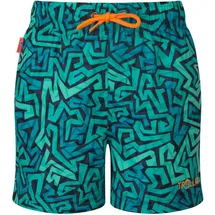 TROLLKIDS Haukland Badeshorts Türkis 110