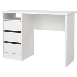 Tvilum Schreibtisch 3 Schubladen Weiß