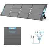 220W Faltbares Solarpanel Monokristallin mit USB-C PD 3.0 & USB-A QC 3.0 | 23,5% Wirkungsgrad & IP67 wasserdicht | kompatibel mit Powerstations für Camping, Wohnmobil und Outdoor