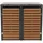 Proregal Mülltonnenbox PROREGAL XL 119 x 140 x 102 cm braun