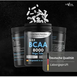 Exvital BCAA 8000 Giga Tabs neutral Tabletten 365 St.