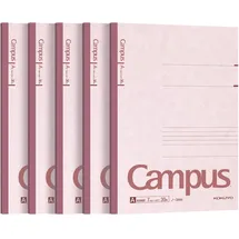 KOKUYO Notizbuch Pakkuno3A A kariert Pink