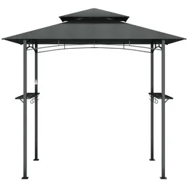 vidaXL Grillpavillon 2,4 x 1,5 m Anthrazit