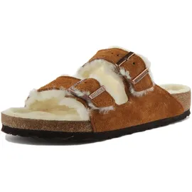 Birkenstock Arizona Lammfell Veloursleder mink 36