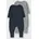 NAME IT Schlafanzug NAME IT NBMNIGHTSUIT 2P ZIP FF GREY DINO NOOS Jungen Gr