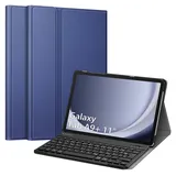 Fintie Tastatur Hülle für Samsung Galaxy Tab A9 Plus 11 Zoll SM-X210/X216/X218 Dunkelblau