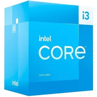 Intel Core i3-13100 3.4GHz 4 Kerne 12MB Cache Sockel 1700 Boxed mit Lüfter