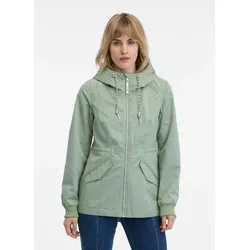Outdoorjacke RAGWEAR "DOWEY", Damen, Gr. M (38), grün (dusty grün), Web, Obermaterial: 100% Polyester, gemustert, casual, Langarm, Jacken