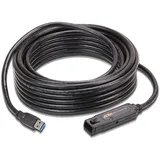 ATEN USB-A auf USB-A 10 m Schwarz