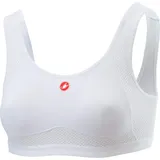 Castelli Rosso Corsa Sports Bra, Weiss Schwarz, M