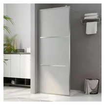 vidaXL Begehbare Duschwand mit voll mattiertem ESG-Glas 80x195 cm