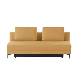 Schlafsofa mit Schlaffunktion Genua ¦ orange ¦ Maße (cm): B: 205 H: 89 T: 104