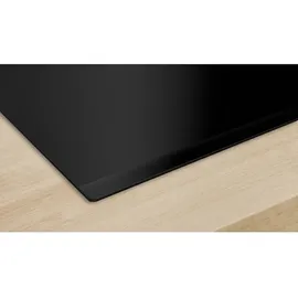 Bosch Herdset BOSCH Backofen Schnellaufheizung + Induktionskochfeld QuickStart autark 60 cm - Schwarz