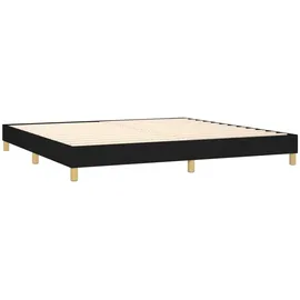 vidaXL Boxspringbett 200 x 200 cm Schwarz