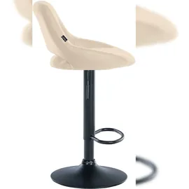CLP 2er Set Barhocker Milet Kunstleder I Drehbarer Barstuhl Mit Fußstütze Und Rückenlehne