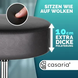 CASARIA Rollhocker schwarz