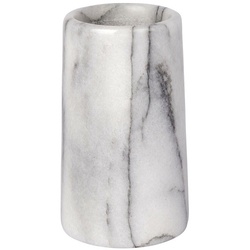 WENKO Zahnputzbecher »Onyx«, Marmor, weiß - weiss