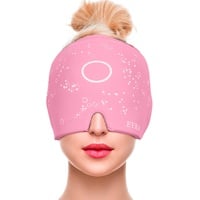 EYRA Migräne Maske, Migräne Mütze gegen Kopfschmerzen, Kopfschmerzen Maske mit kühlendem Gel, Migräne Kühlmaske, Migraine Relief Cap, Migränemaske, Kühlmütze Migräne, Headache Relief Cap