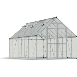 CANOPIA Balance Alu silber HKP 4 mm 12 m2 inkl. Fundament