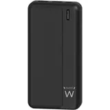 ewent EW1163, 20000 mAh, Lithium Polymer (LiPo), Schwarz - Schwarz