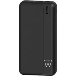 ewent EW1163, 20000 mAh, Lithium Polymer (LiPo), Schwarz - Schwarz