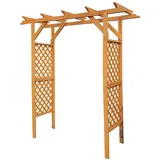 Promadino Pergola Bamberg massive Kiefer (BxTxH) 200 cm x 51 cm x 208 cm