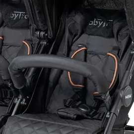 BabyTrold OS2 Zwillingskinderwagen Schwarz