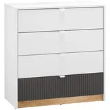 petits-meubles Kommode Ronan 82 cm Weiß