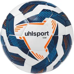 uhlsport Team Fußball Freizeitball weiß/marine/fluo orange 5