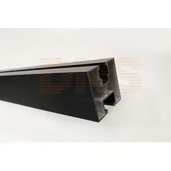 Montageschiene Komfort Alu 40x40 (1,6mm) 4,8m Schwarz- 2% Rabatt bei Vorkasse - 0% MwSt. (gem. § 12 Abs. 3 UStG)