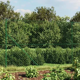 vidaXL - Maschendrahtzaun Grün 2,2x10 m