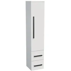 SAT Cube Way Badezimmerschrank hoch weiß glanz CUBE3CHV35BL