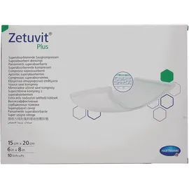 Hartmann Zetuvit Plus extrastarke Saugkompr.steril 15x20 cm