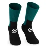 Assos tactica t5 unisex mtb socke schwarz grun - 35-38