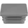 GROJA Pfostenkappe 6 x 6 cm Grau/Aluminium