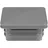 GROJA Pfostenkappe 6 x 6 cm Grau/Aluminium